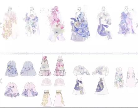 留學(xué)作品集服裝設(shè)計(jì)-面料改造