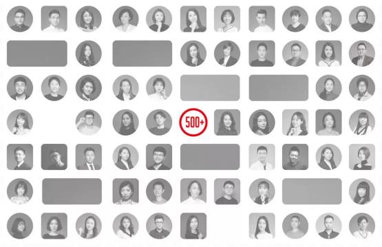 500+海外背景設(shè)計(jì)師團(tuán)隊(duì)