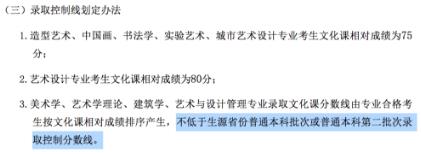 中央美術(shù)學(xué)院2020年本科招生